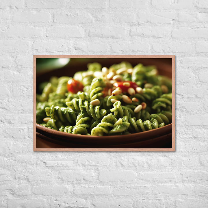 Pesto Pasta Framed poster 🤤 from Yumify.AI