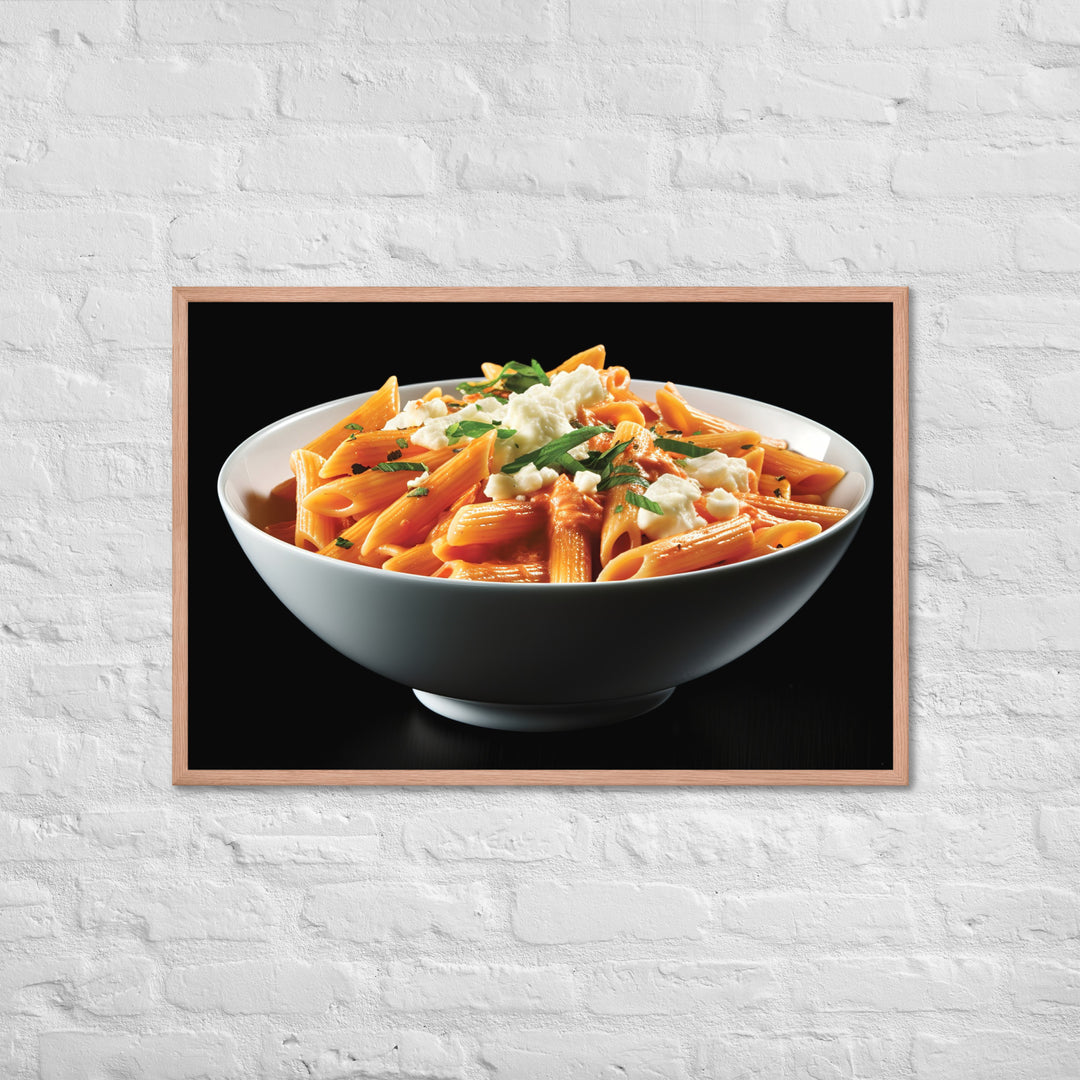 Penne alla Vodka Framed poster 🤤 from Yumify.AI