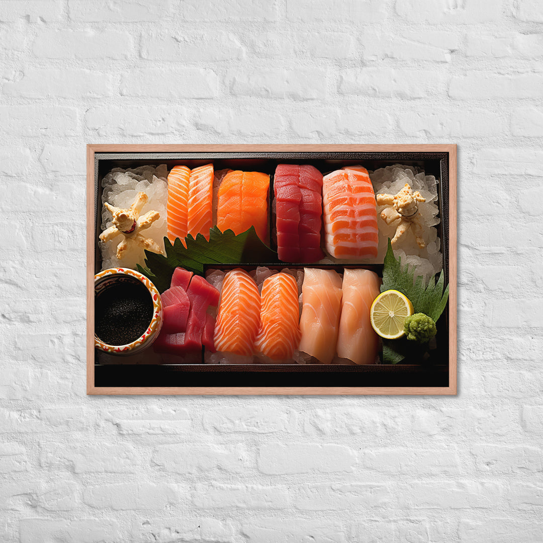 Sashimi Framed poster 🤤 from Yumify.AI