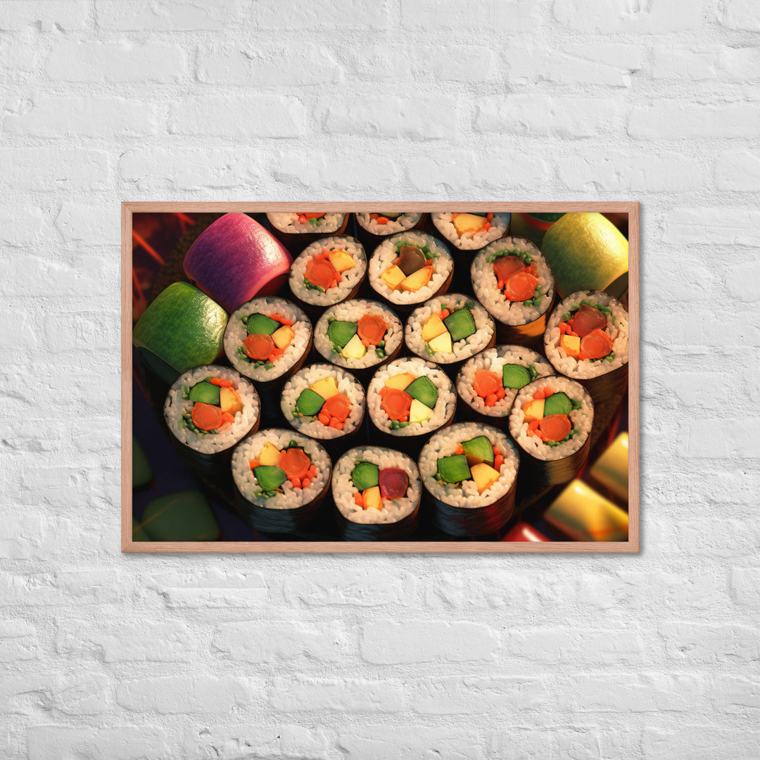 Maki Sushi Framed poster 🤤 from Yumify.AI