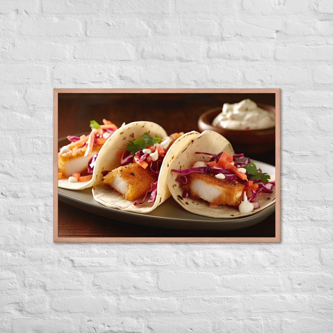 Fish Tacos Framed poster 🤤 from Yumify.AI