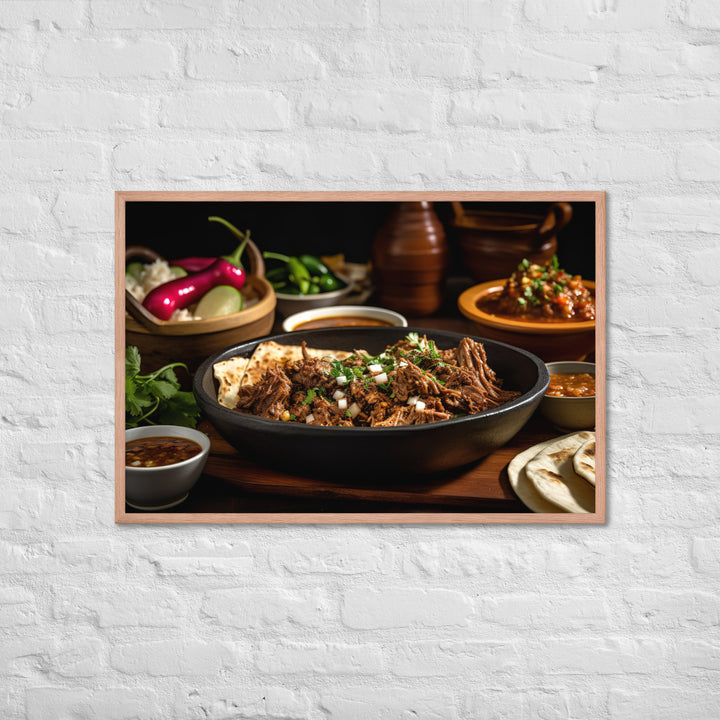 Birria Tacos Framed poster 🤤 from Yumify.AI