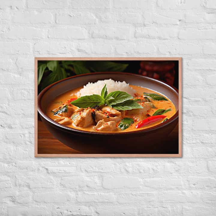 Thai Panang Curry Framed poster 🤤 from Yumify.AI