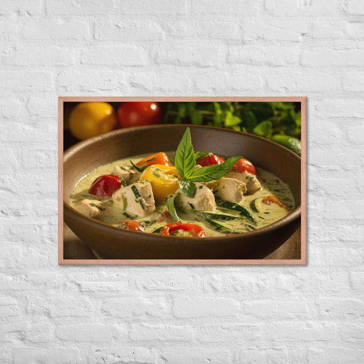 Thai Green Curry Framed poster 🤤 from Yumify.AI