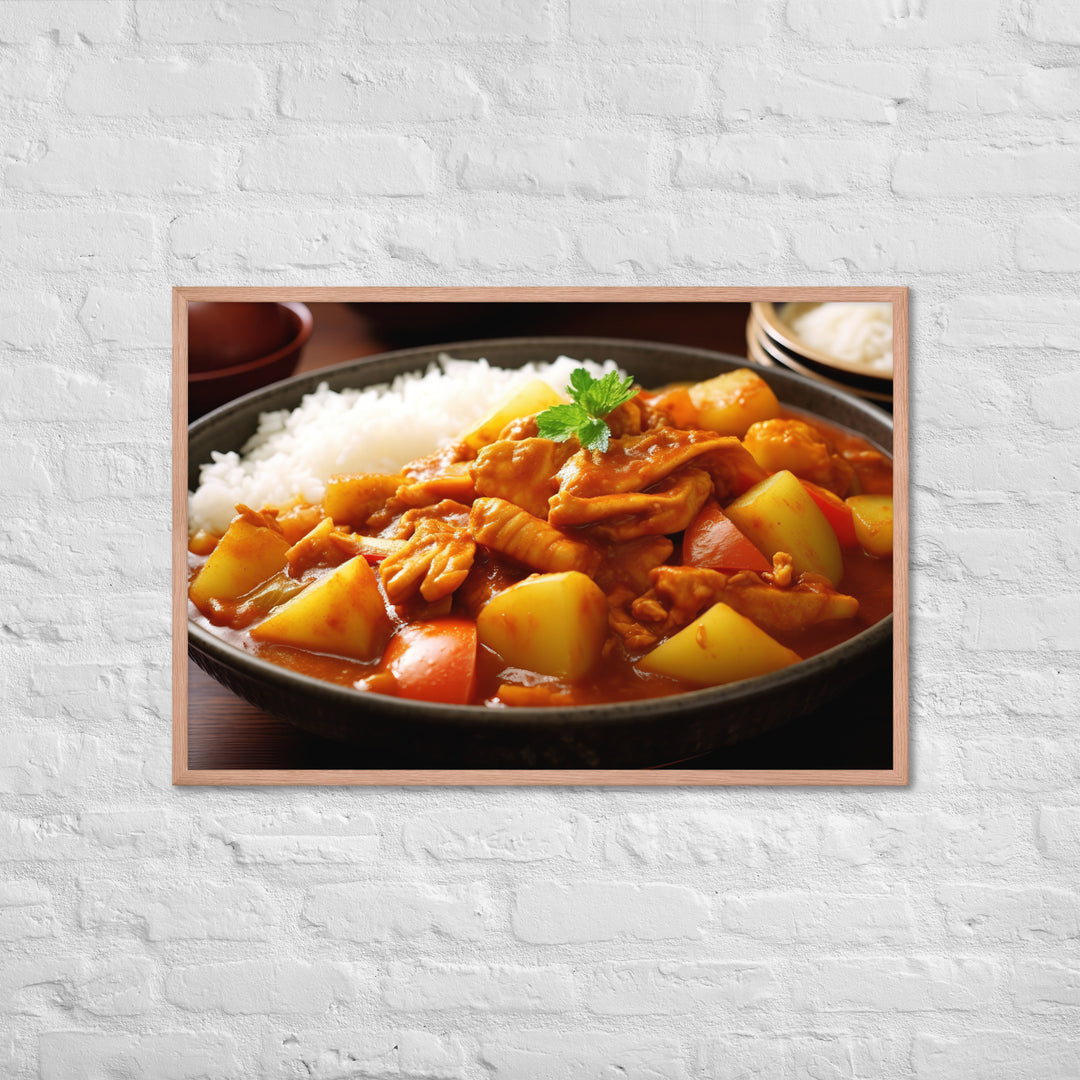 Japanese Curry Framed poster 🤤 from Yumify.AI