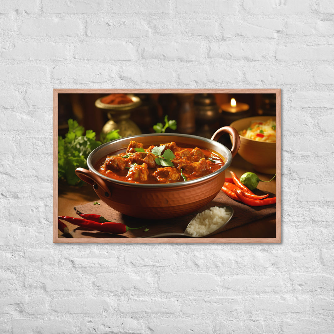 Indian Rogan Josh Curry Framed poster 🤤 from Yumify.AI