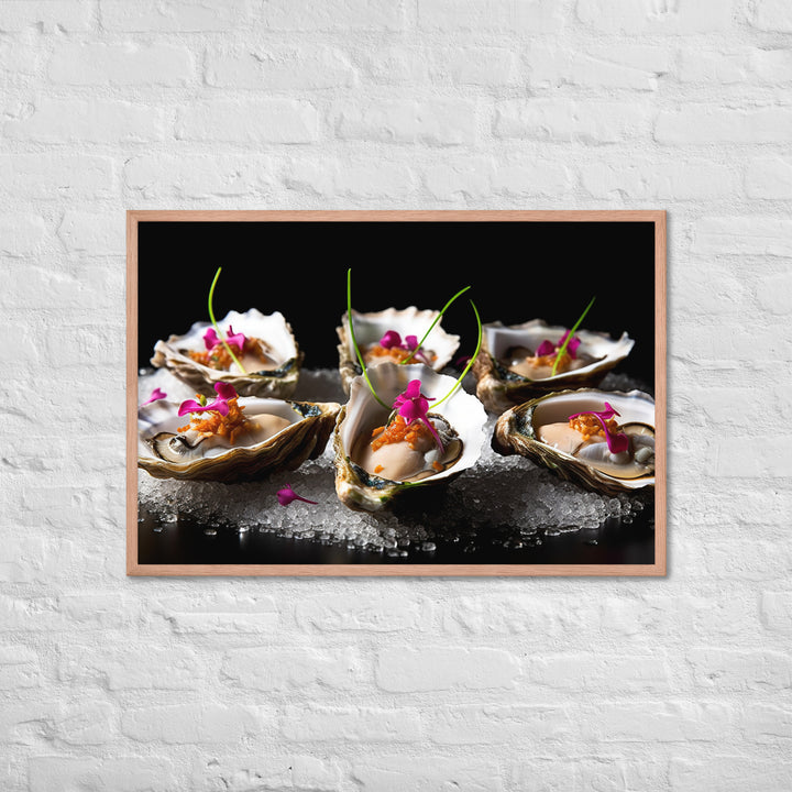 Coffin Bay Oyster Framed poster 🤤 from Yumify.AI