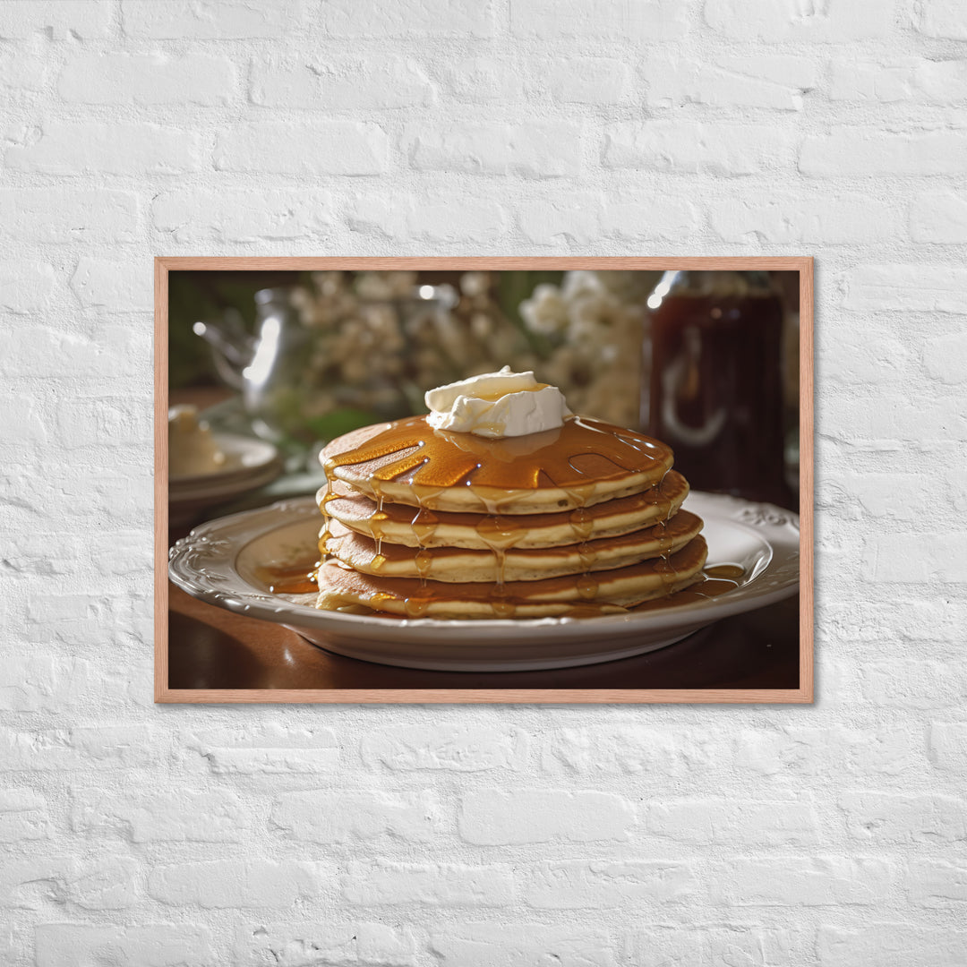 Buttermilk Pancakes Framed poster 🤤 from Yumify.AI