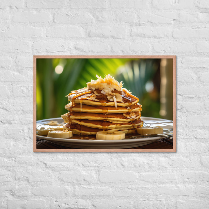 Banana Pancakes Framed poster 🤤 from Yumify.AI