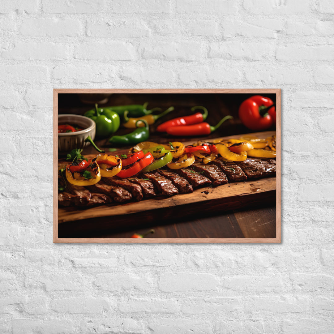 Skirt Steak Framed poster 🤤 from Yumify.AI