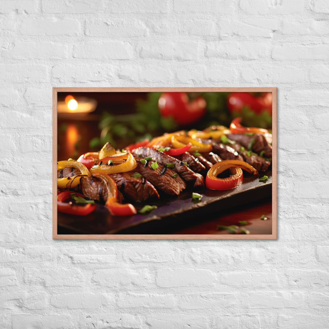 Skirt Steak Framed poster 🤤 from Yumify.AI