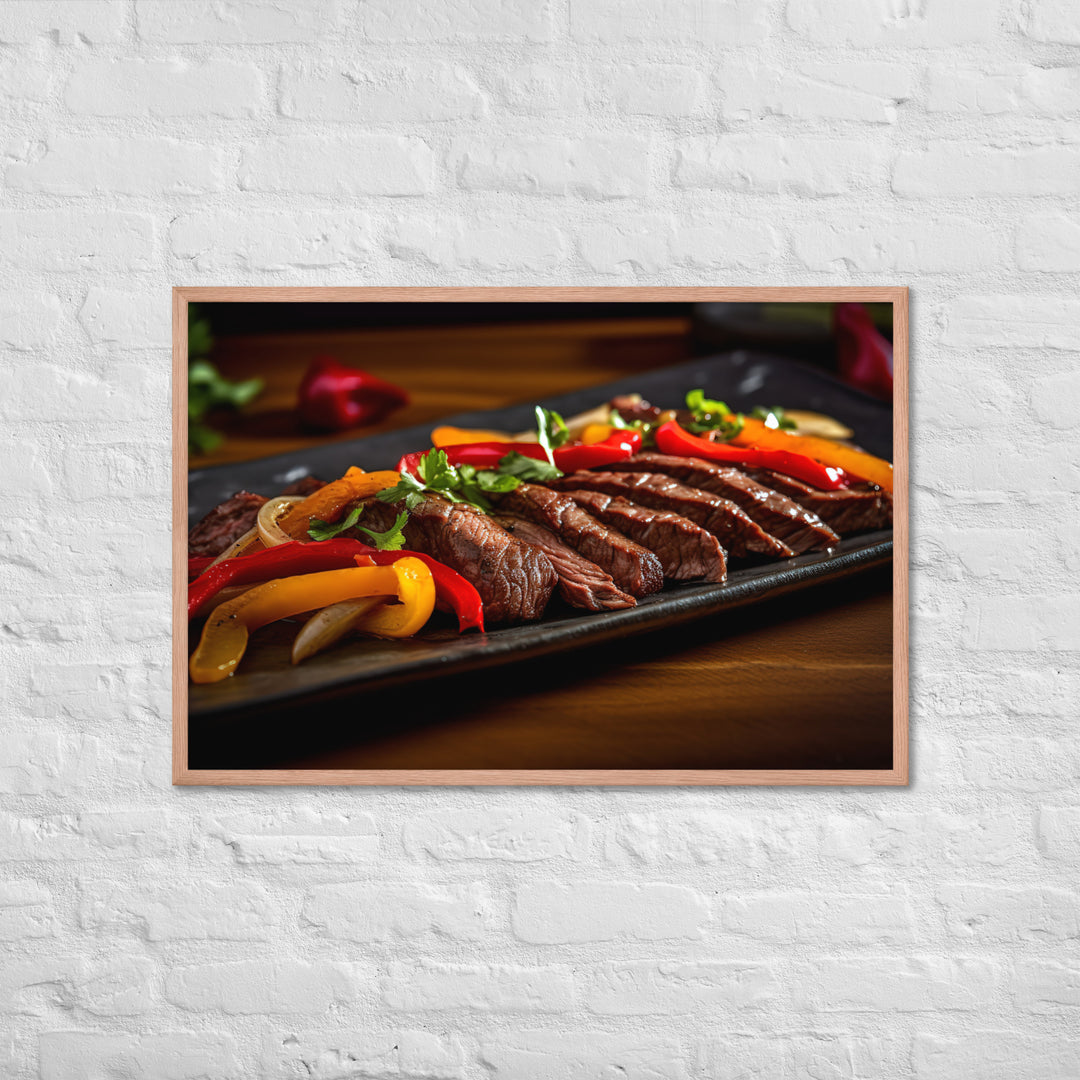 Skirt Steak Framed poster 🤤 from Yumify.AI