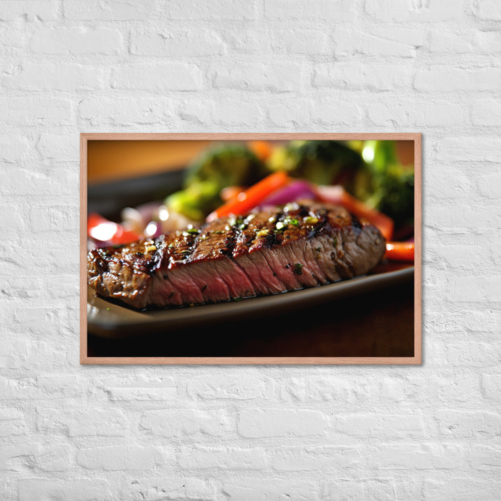 Sirloin Steak Framed poster 🤤 from Yumify.AI