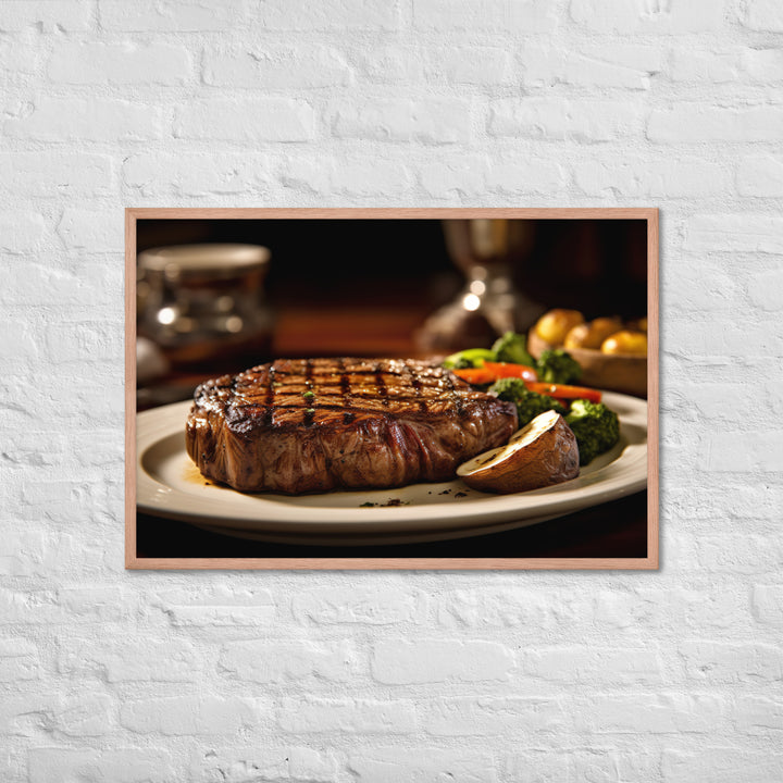 Ribeye Steak Framed poster 🤤 from Yumify.AI