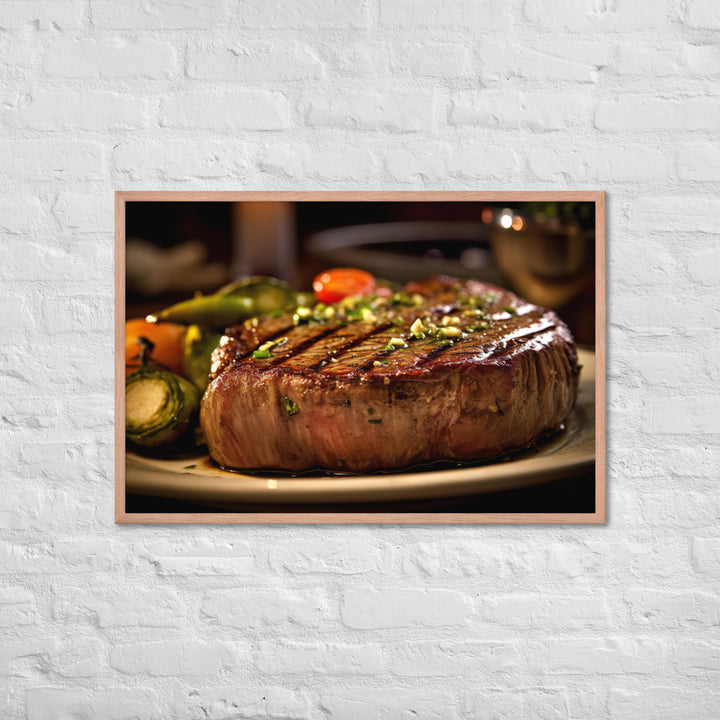 Ribeye Steak Framed poster 🤤 from Yumify.AI