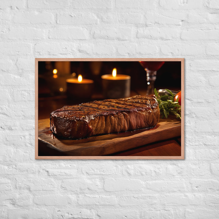 New York Strip Steak Framed poster 🤤 from Yumify.AI