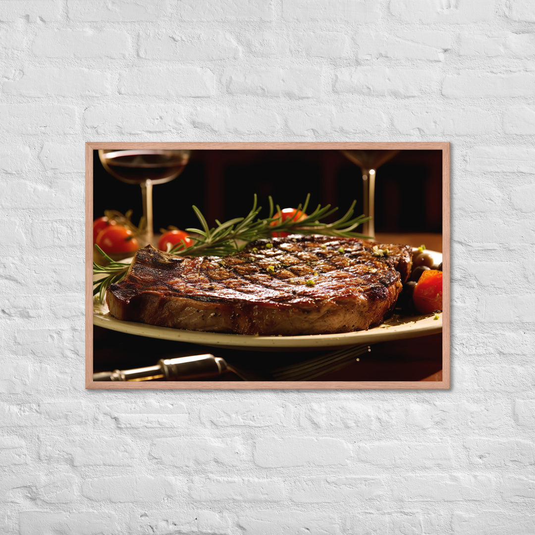 Italian Bistecca alla Fiorentina Framed poster 🤤 from Yumify.AI