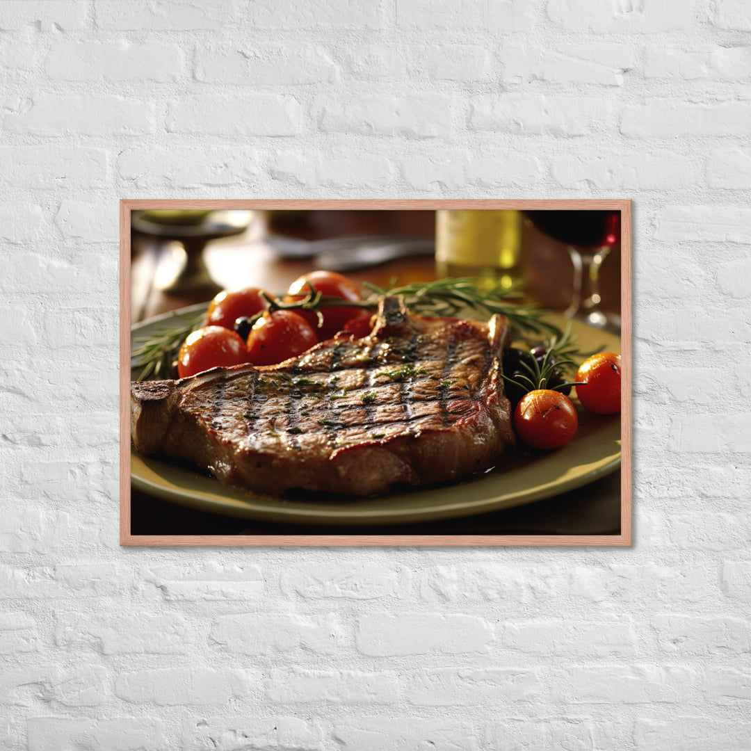 Italian Bistecca alla Fiorentina Framed poster 🤤 from Yumify.AI