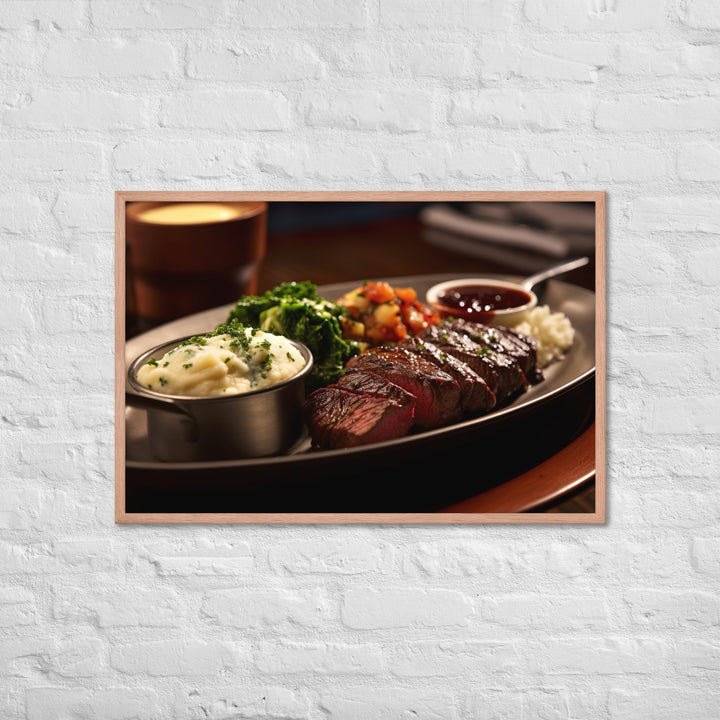 Hanger Steak Framed poster 🤤 from Yumify.AI