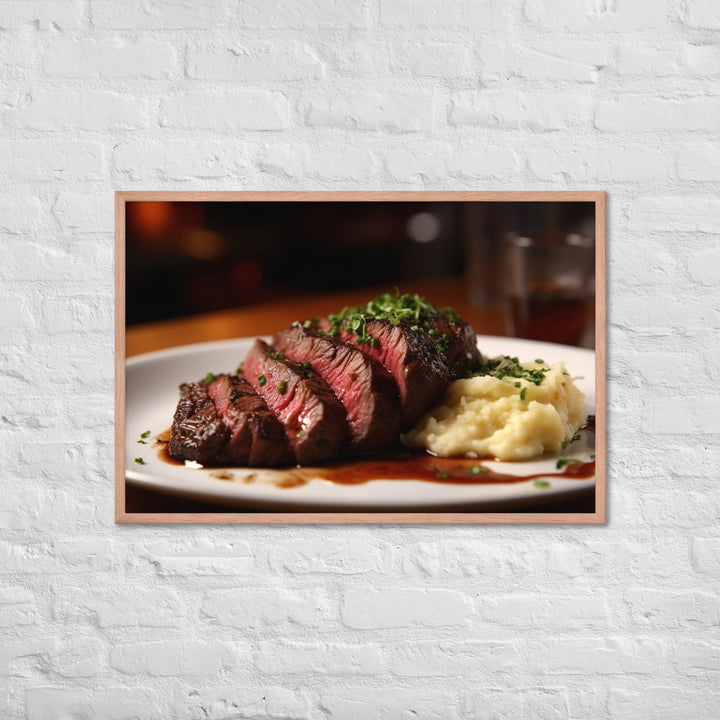 Hanger Steak Framed poster 🤤 from Yumify.AI