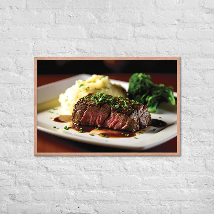 Hanger Steak Framed poster 🤤 from Yumify.AI