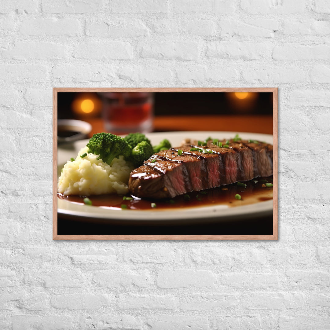 Hanger Steak Framed poster 🤤 from Yumify.AI