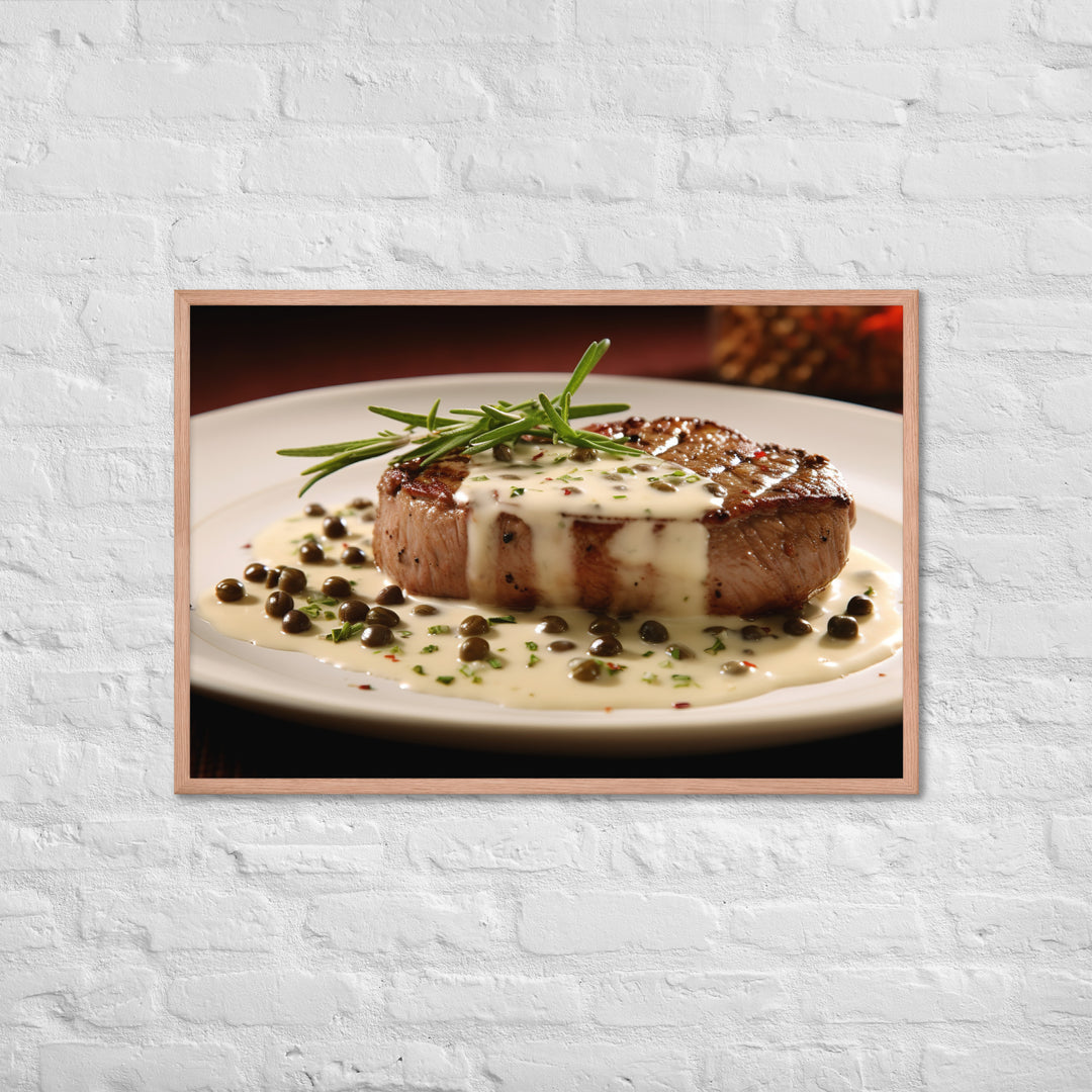 French Steak au Poivre Framed poster 🤤 from Yumify.AI