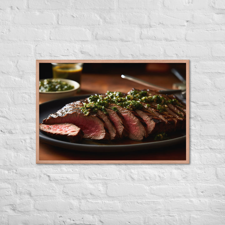 Flank Steak Framed poster 🤤 from Yumify.AI