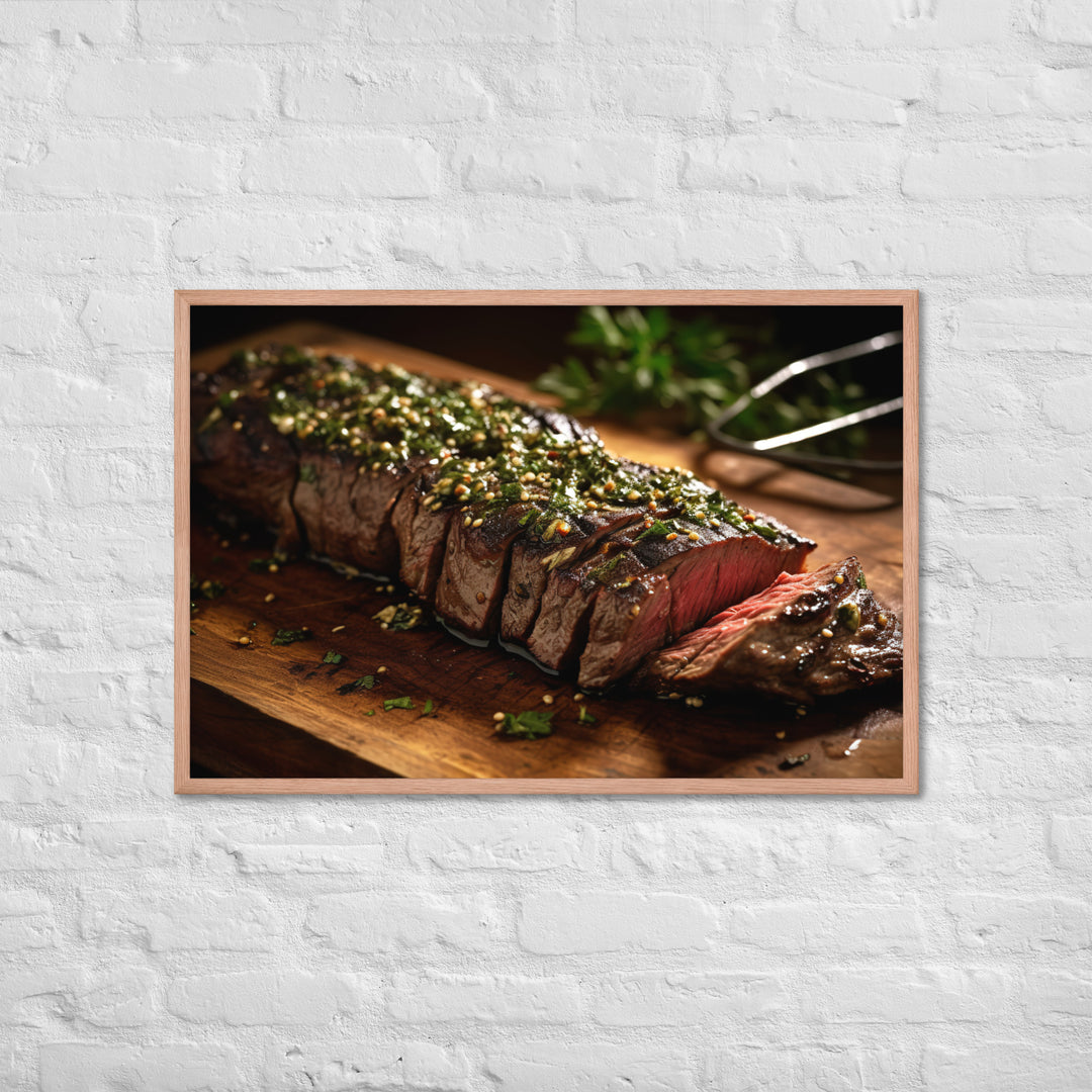 Flank Steak Framed poster 🤤 from Yumify.AI