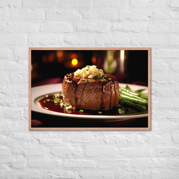 Filet Mignon Framed poster 🤤 from Yumify.AI