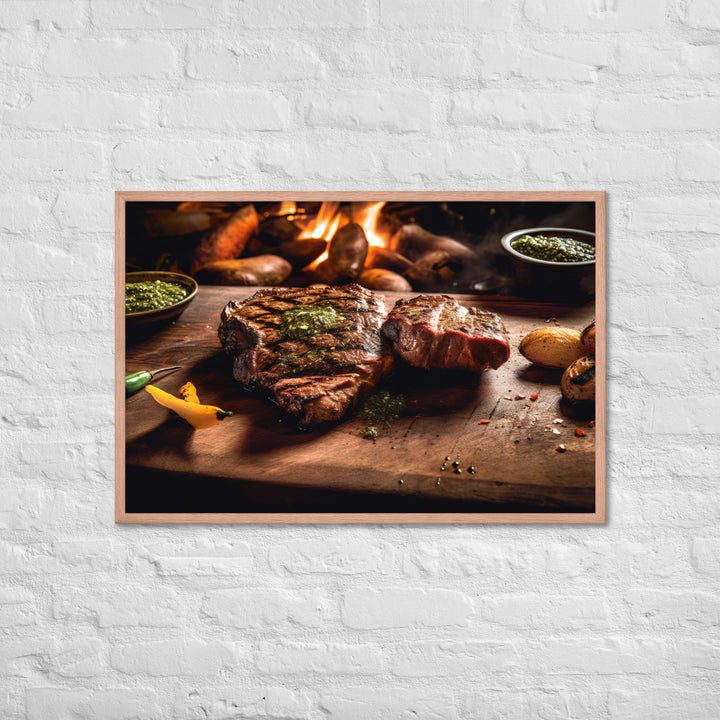 Argentinean Asado Framed poster 🤤 from Yumify.AI