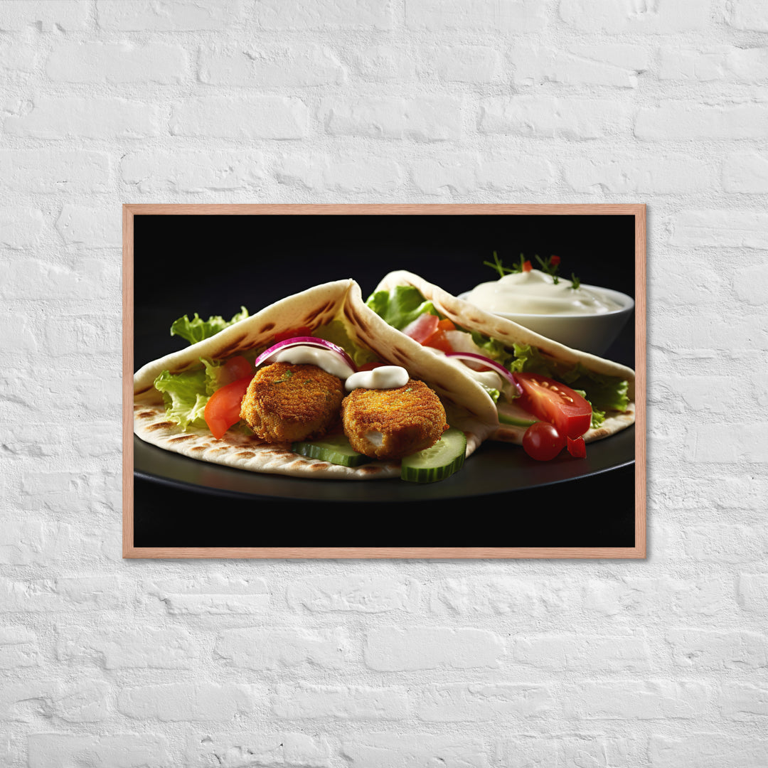 Classic Falafel Framed poster 🤤 from Yumify.AI