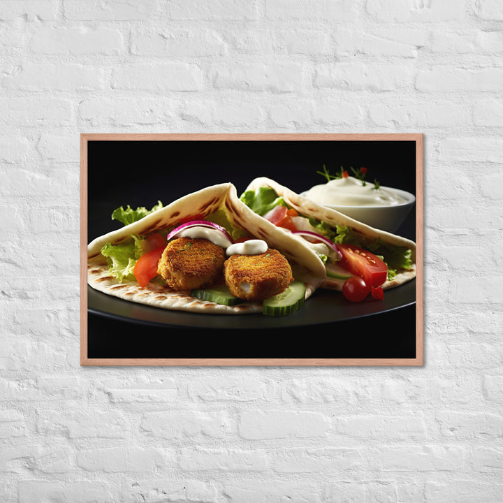 Classic Falafel Framed poster 🤤 from Yumify.AI