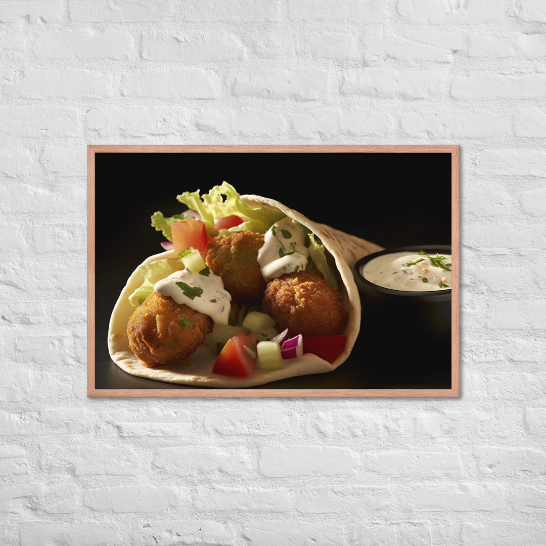 Classic Falafel Framed poster 🤤 from Yumify.AI