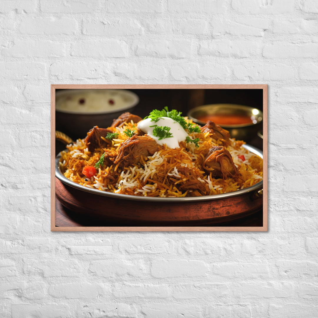 Mutton Biryani Framed poster 🤤 from Yumify.AI