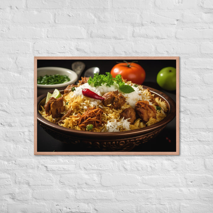 Mutton Biryani Framed poster 🤤 from Yumify.AI