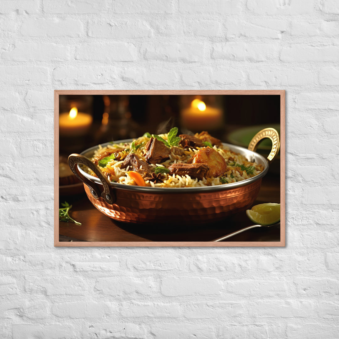 Mutton Biryani Framed poster 🤤 from Yumify.AI