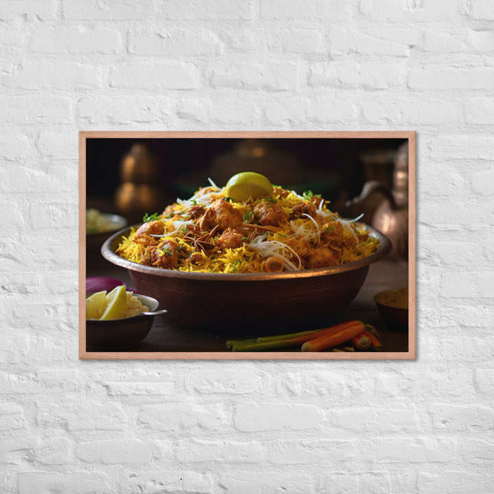 Hyderabadi Biryani Framed poster 🤤 from Yumify.AI