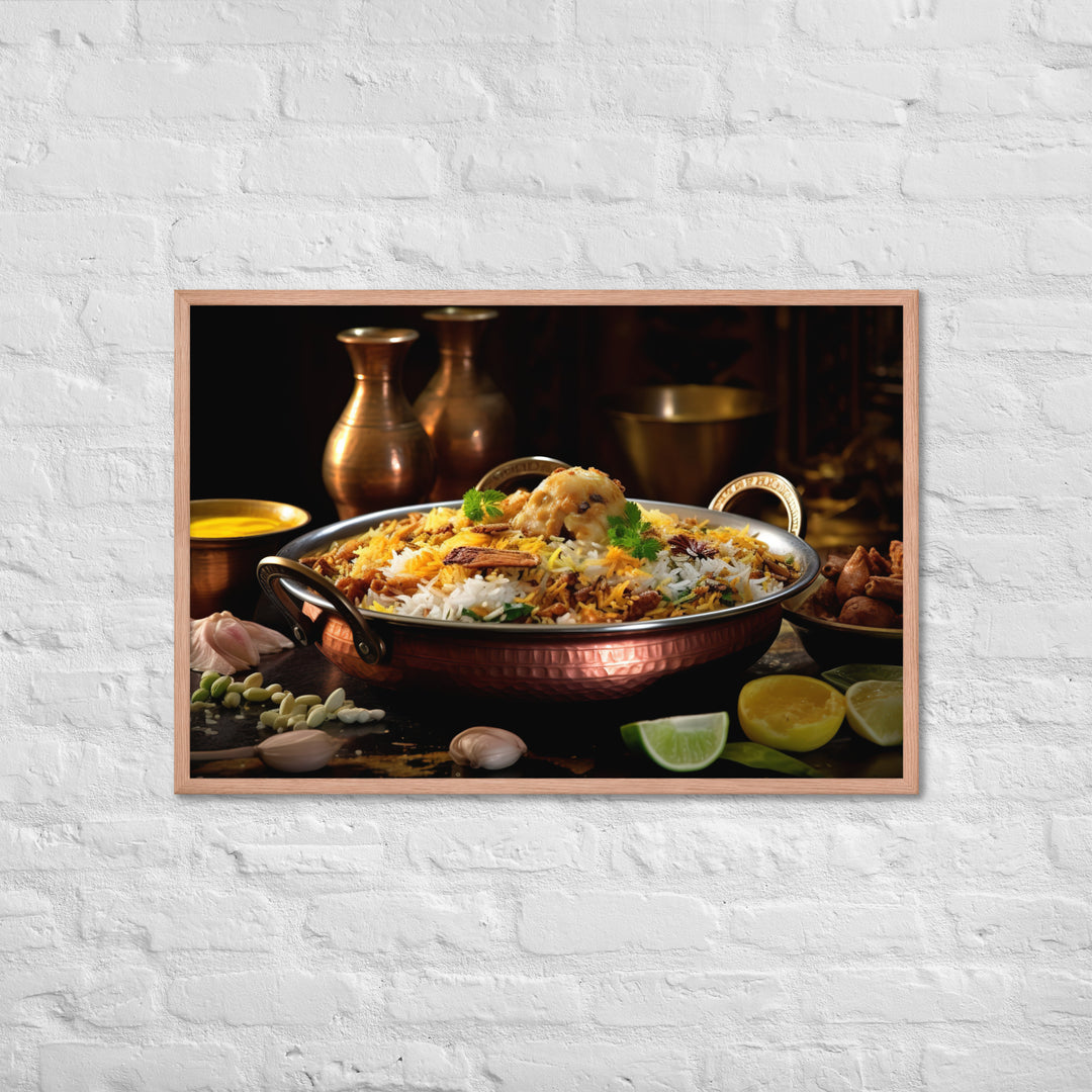 Hyderabadi Biryani Framed poster 🤤 from Yumify.AI