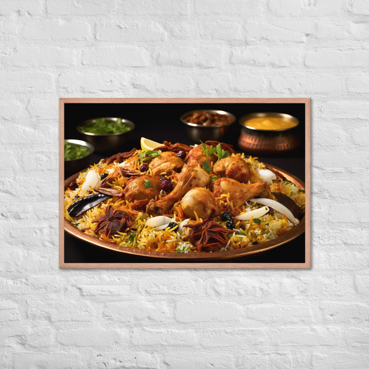 Hyderabadi Biryani Framed poster 🤤 from Yumify.AI