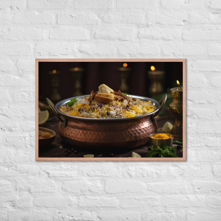 Dum Biryani Framed poster 🤤 from Yumify.AI