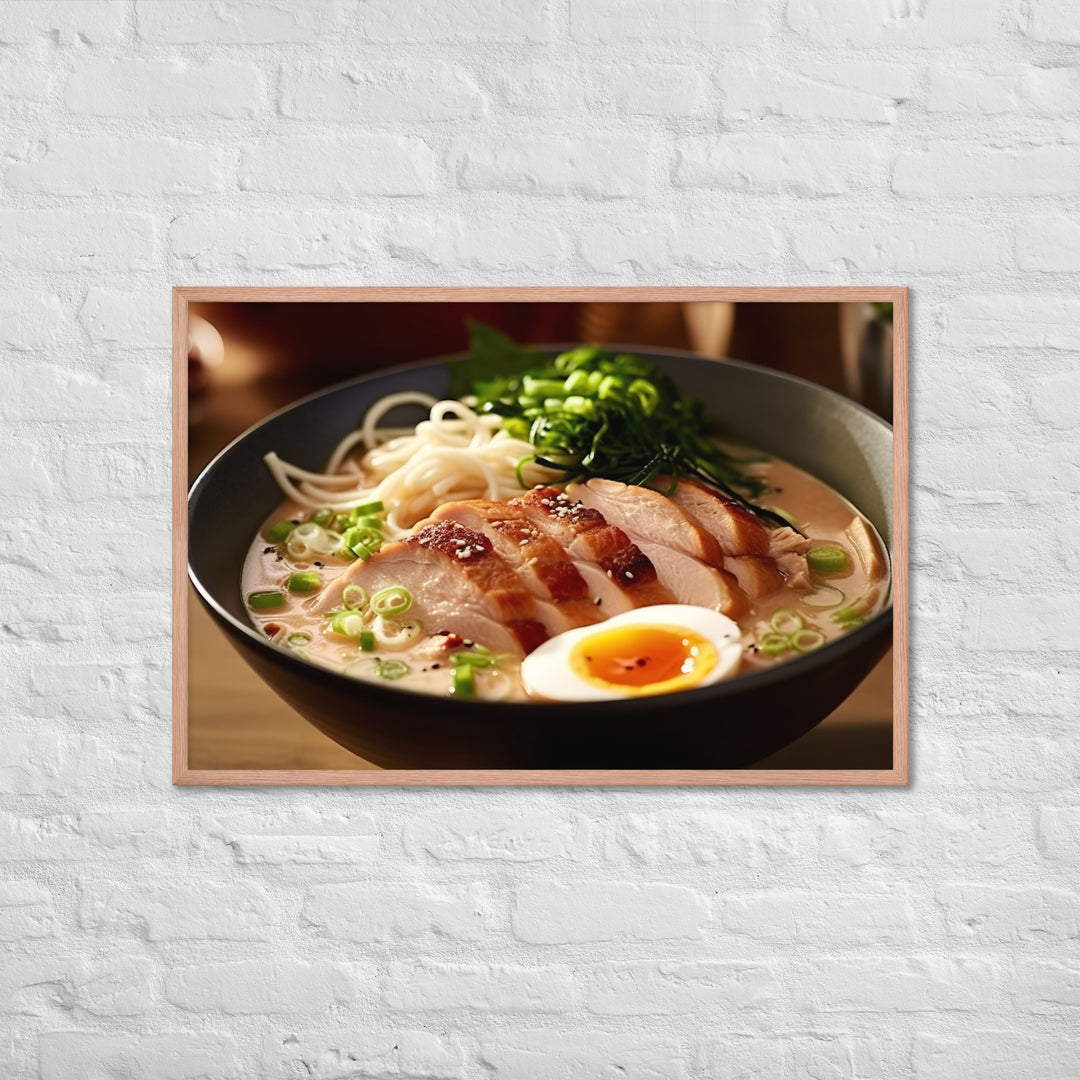 Tonkotsu Ramen Framed poster 🤤 from Yumify.AI