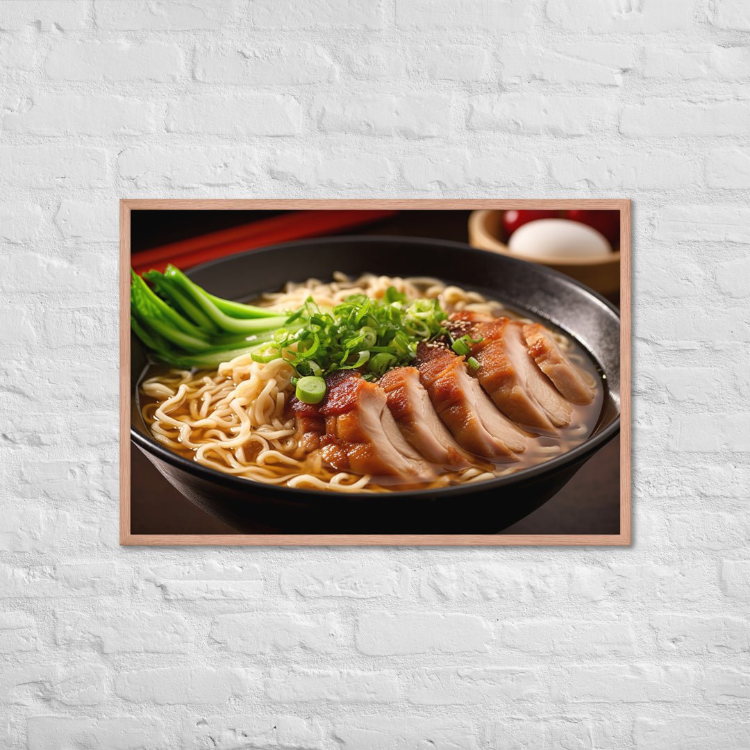 Chicken Ramen Framed poster 🤤 from Yumify.AI