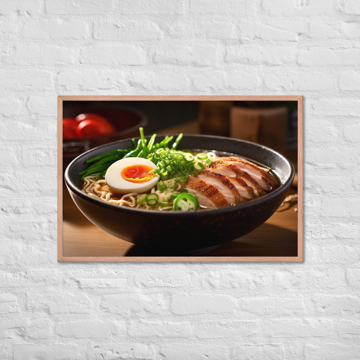 Chicken Ramen Framed poster 🤤 from Yumify.AI