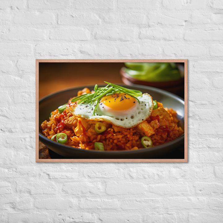 Kimchi Fried Rice Framed poster 🤤 from Yumify.AI