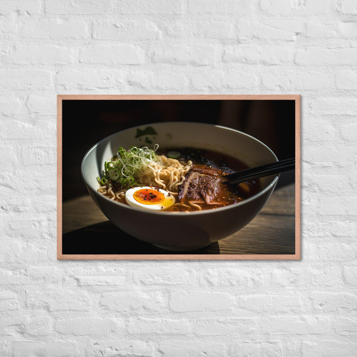 Beef Ramen Framed poster 🤤 from Yumify.AI