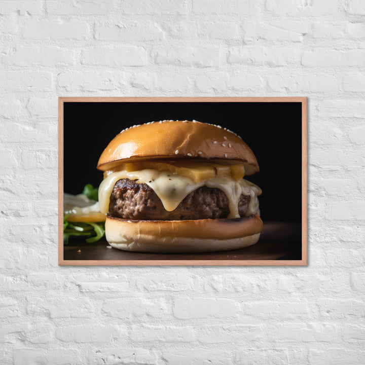 Gourmet Burgers Framed poster 🤤 from Yumify.AI