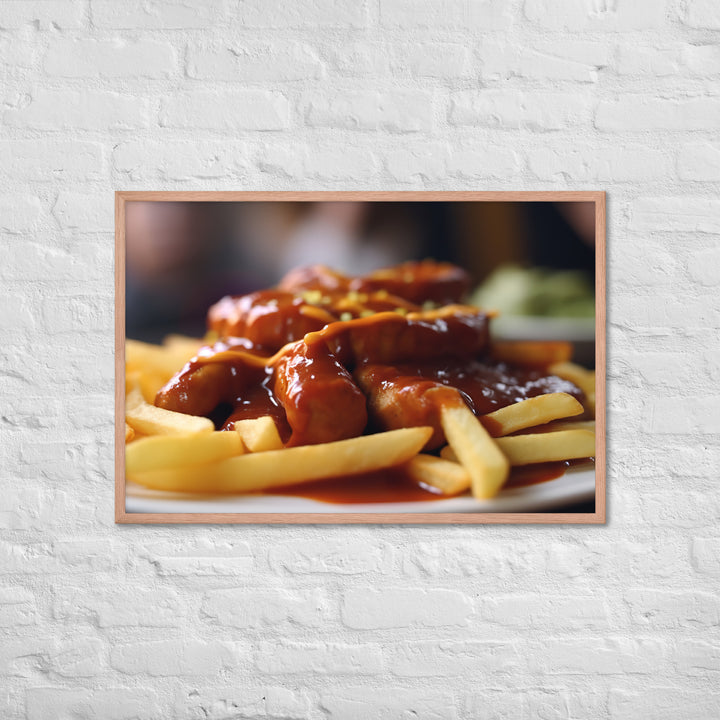 Currywurst Framed poster 🤤 from Yumify.AI