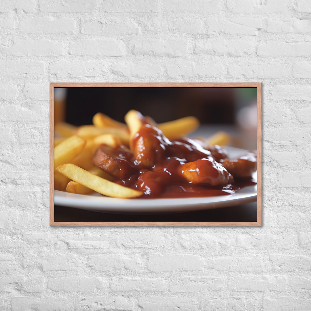 Currywurst Framed poster 🤤 from Yumify.AI