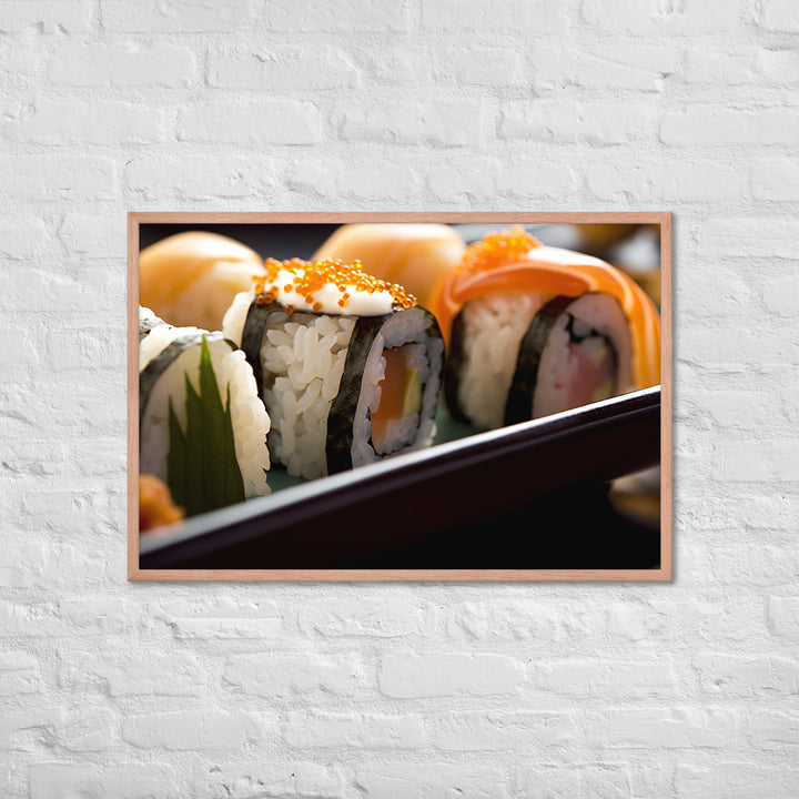 Sushi Framed poster 🤤 from Yumify.AI